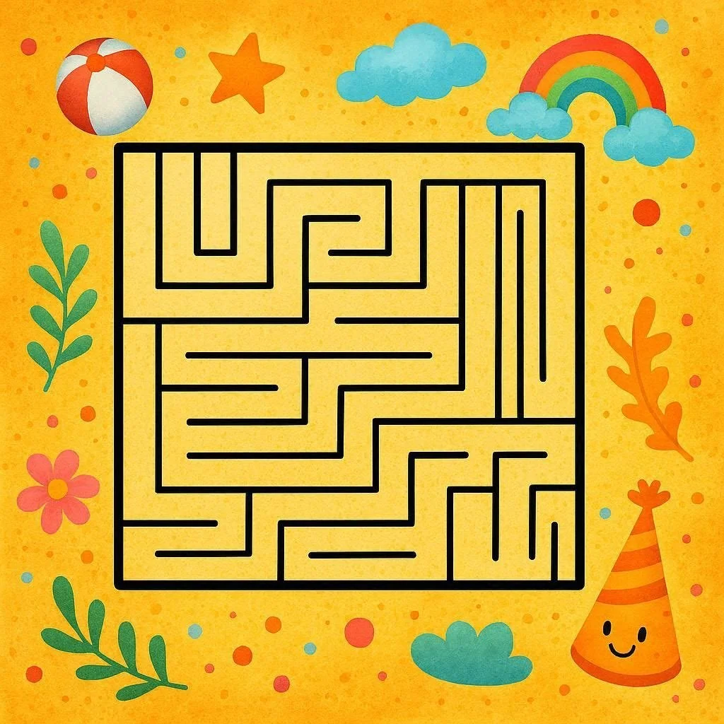 One Maze - Many designs - experiment #22 — Free Printable Mazes